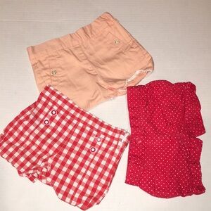 Janie And Jack Baby Girl Shorts Bundle Of 3 | 18-24 M